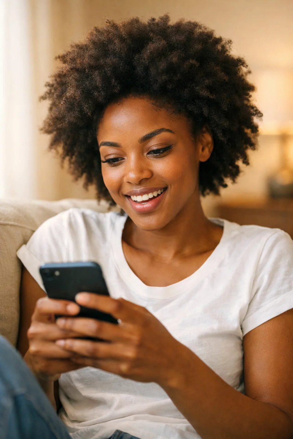 Restaurant worker receiving an open shift notification on their phone via Truvex